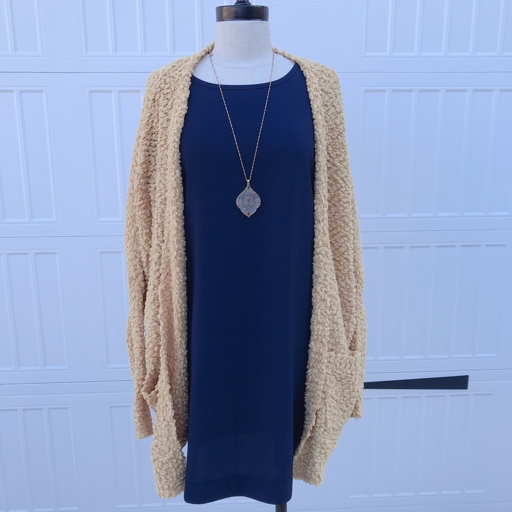 Mustard Ragland Sleeve Cardigan